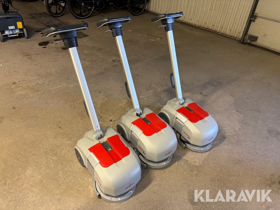 Skurmaskin Comoc Vispa XS 3 st defekta