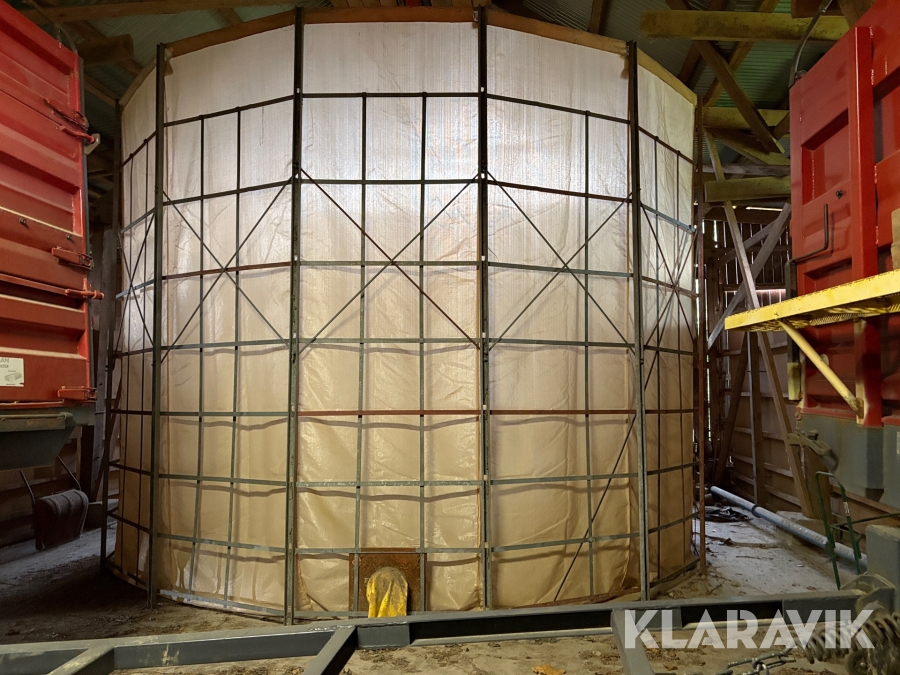 Silo Samle rymmer 90 ton torkad vete