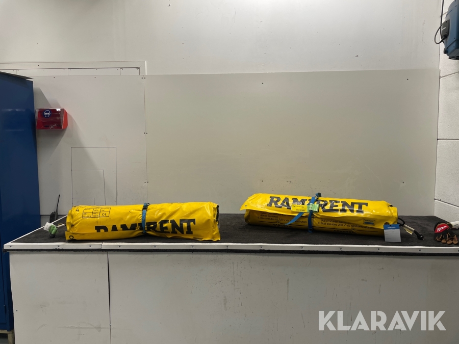 Värmematta Ebeco 1000W.  3M x 1M