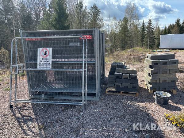 Byggstaket Demex 60st med grindar och fötter