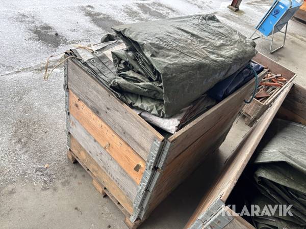 Diverse presenningar - Totalt 16st