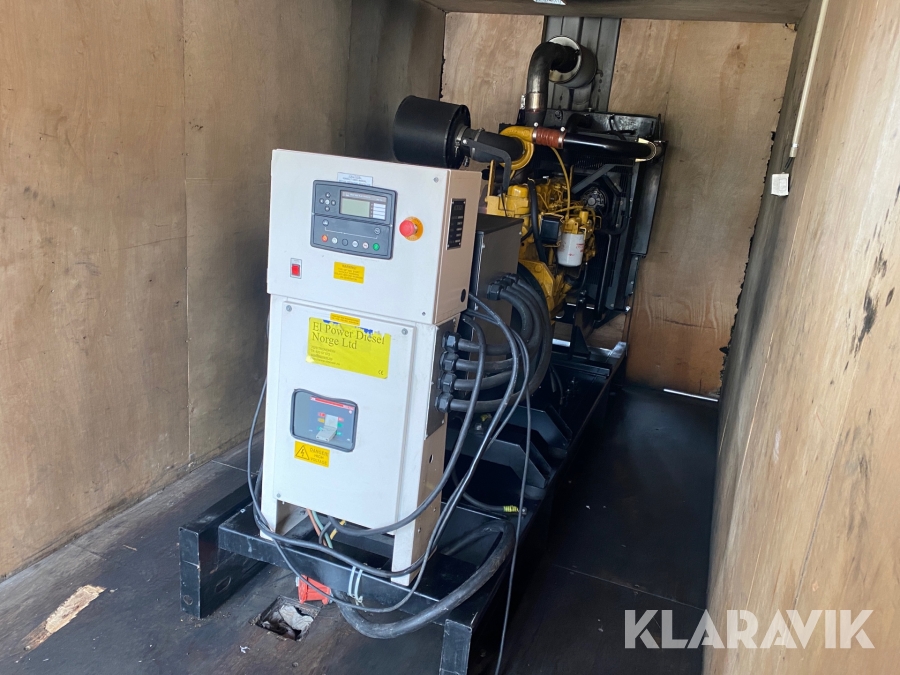 Elverk Autogen John Deere 250 kVA monterad i 20 fot container