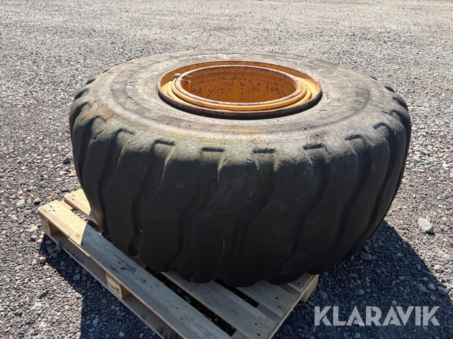 Dumperdäck med fälg Bridgestone - 23.5R25