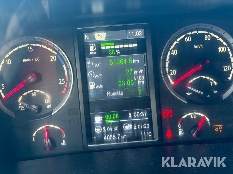 Lastbil Scania R 580 tridem  cameleont