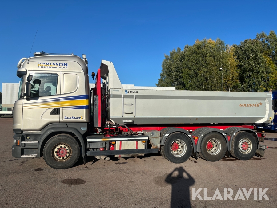 Lastbil Scania R 580 tridem  cameleont
