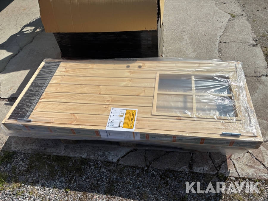 Förrådsdörr Swedoor 8x19.  2st