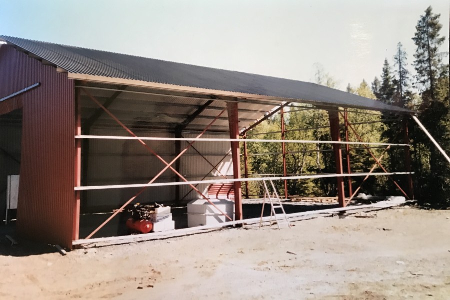 Maskinhall, nedmonterad (160kvm)