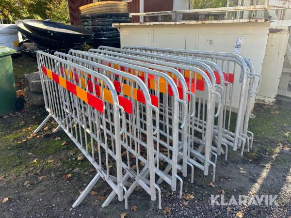 Kravallstaket Worxsafe 10st