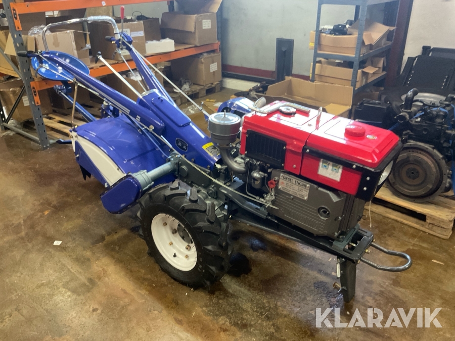 2-hjulig traktor Walking Tractor DF-12L 12HP Diesel