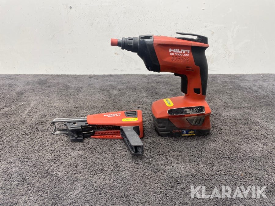 Automatskruvdragare Hilti SD5000-A22 & SMD 57