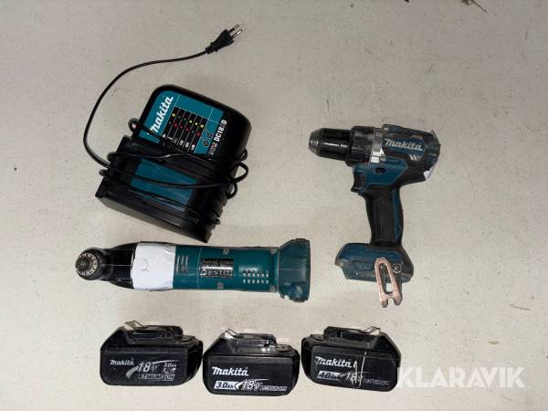 Skruvdragare och multiverktyg Makita med batteri