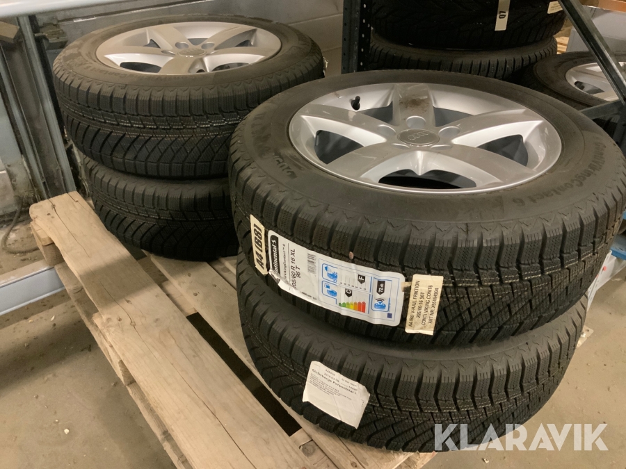 Vinterhjul Audi a4 b8 205/60-16