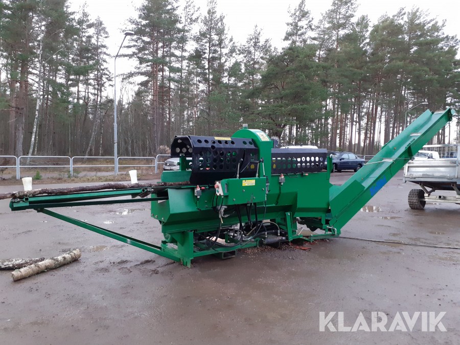 Vedmaskin Kellfri 360E med transportband 