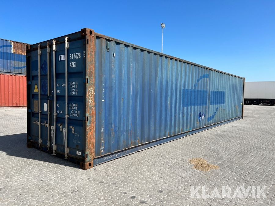 Container 40 fot 2,60 m hög