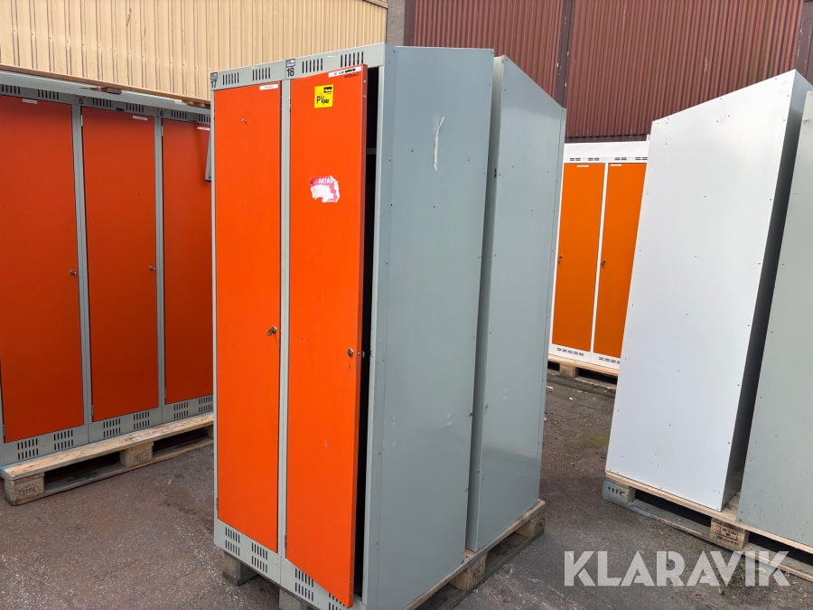 Klädskåp Ab Mora Plåtprodukter 4st