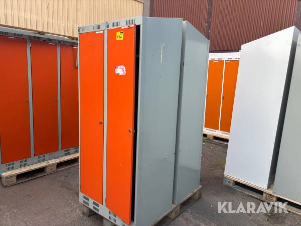 Klädskåp Ab Mora Plåtprodukter 4st