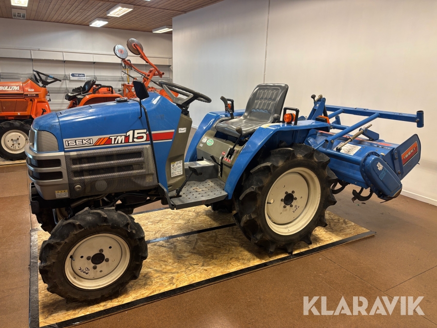 Minitraktor Iseki TM15 med jordfräs