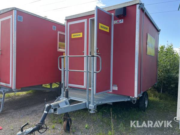 Rastvagn Arbetsvagnar RVT-4 med toalett