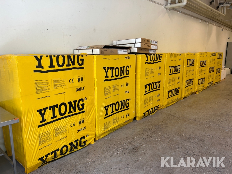 Lättbetongblock Ytong 8 pallar