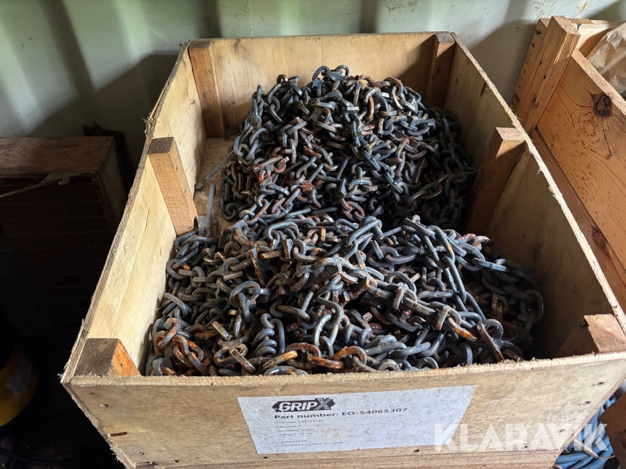 Snökedjor till traktor GripX 540/65-30 1 par