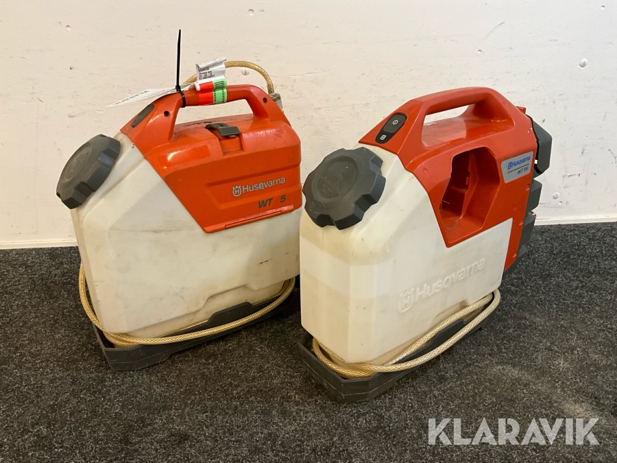 Vattentank med batteridriven pump 2st Husqvarna WT15 / WT15i