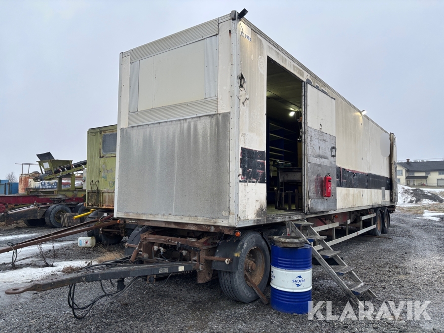 Elverk på lastbilssläp CAT DE550E3 500 kVA