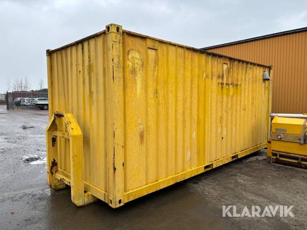 Container på lastväxlarram