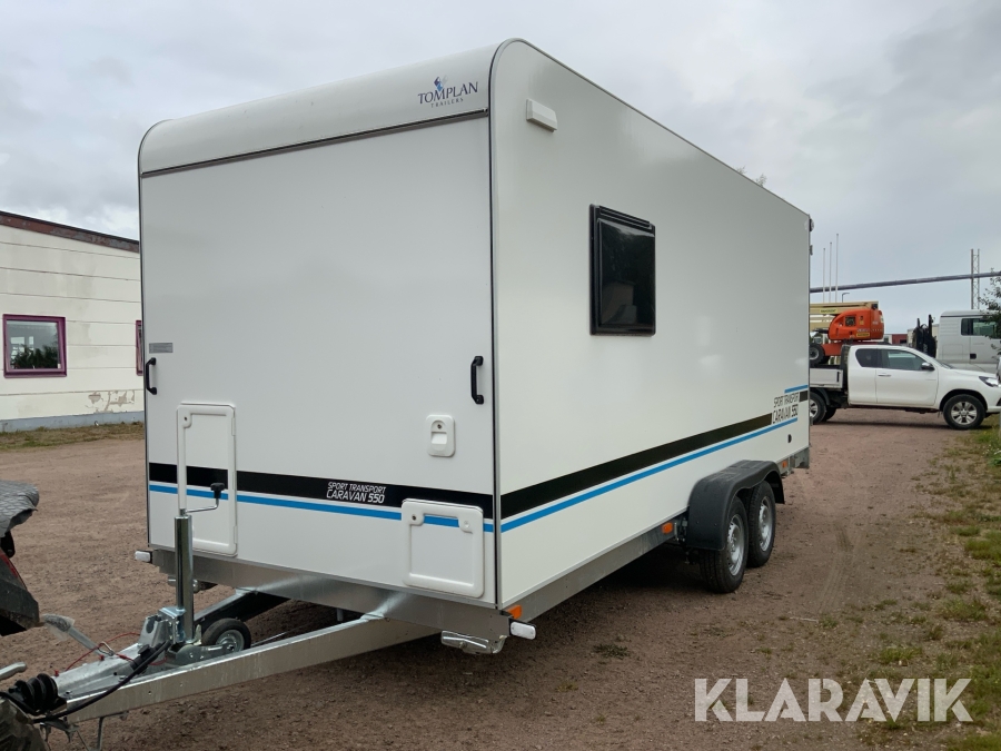 Racing Trailer Tomplan Caravan 550 Sport Transport med bodel