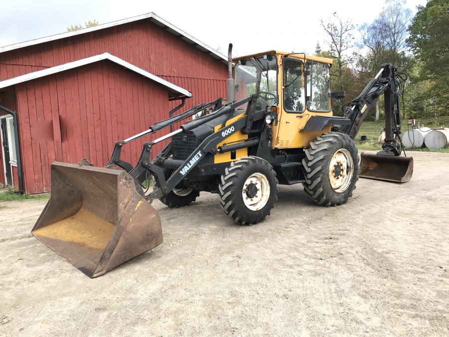 Traktorgrävare Valmet 6000