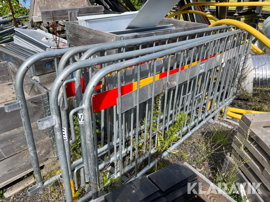 Kravallstängsel 6st