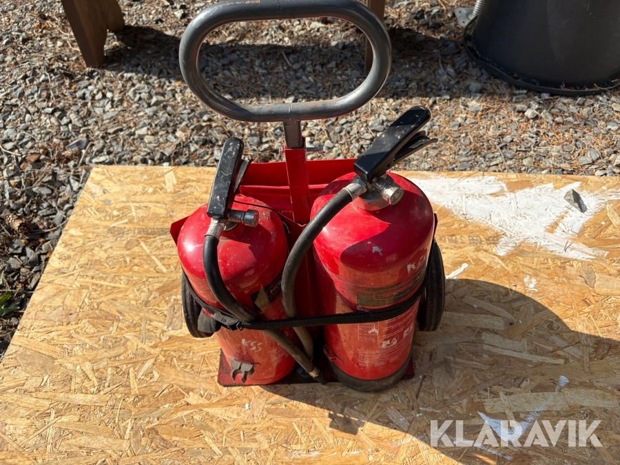 Brandkärra / brandsläckare