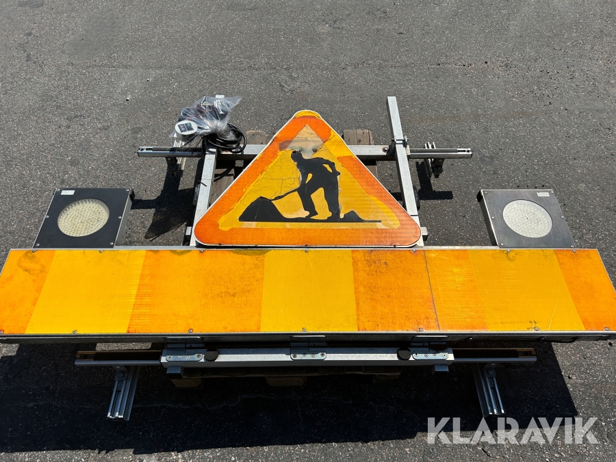 Varningsskylt för fordon