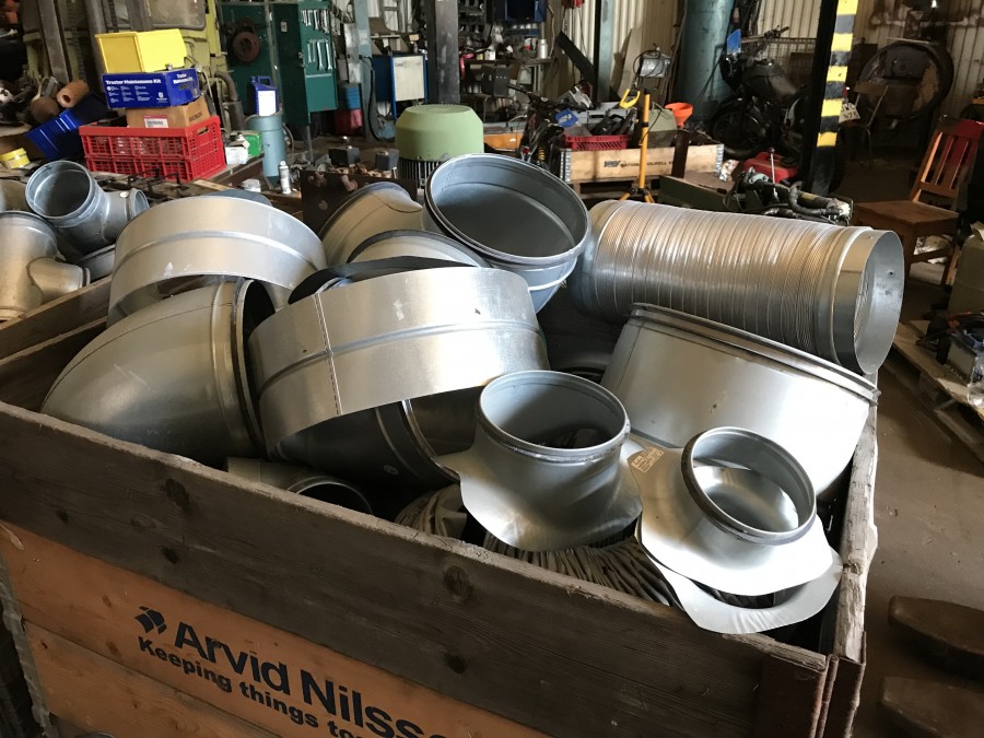 Spirodetaljer i 2st lastpallar 