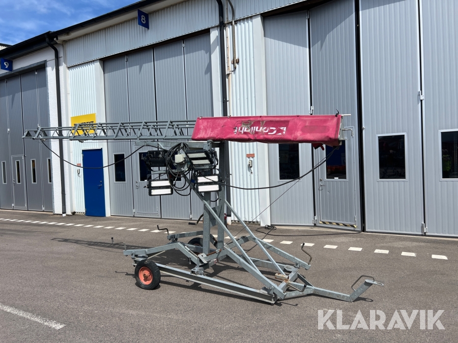 Belysningsmast teleskop 12 m Ferex Conlight 12 led