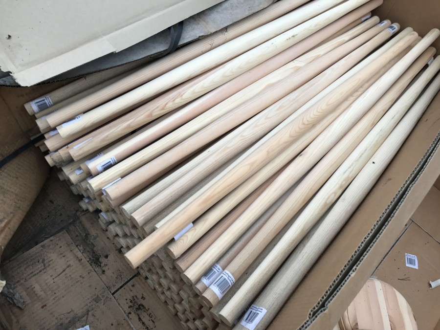 Spolformade spaljé-pinnar ca 200st