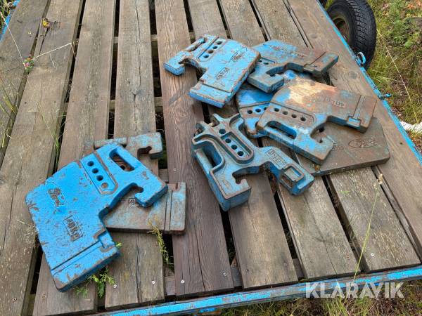 Frontvikter Ford 40kg 7st