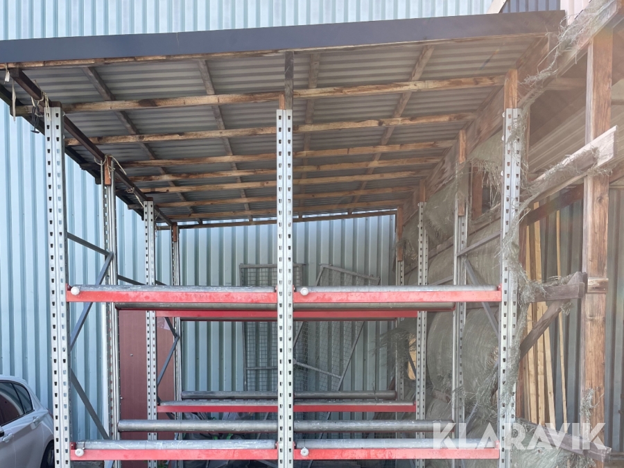 Virkesställ med tak