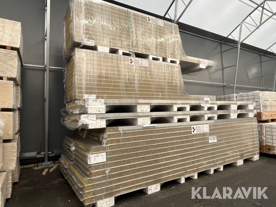 Parti med Paroc Element, Sigtuna, Klaravik auktioner