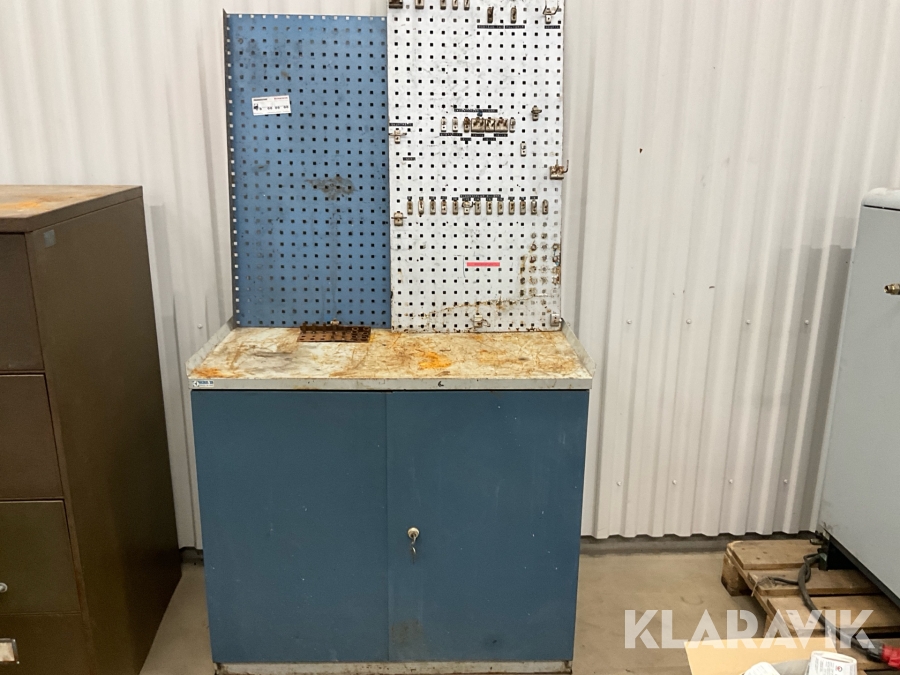 Verktygsskåp och tavlor