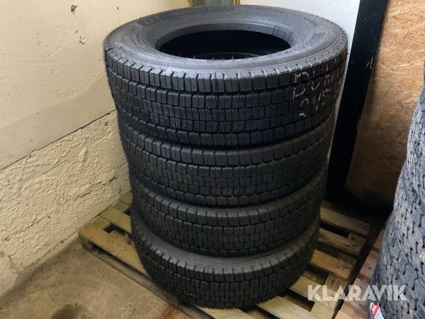 Lastbilsdäck Dunlop 245/70R19.5 4st