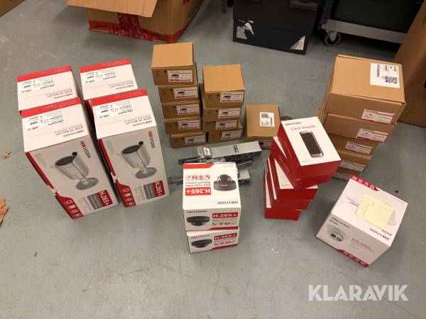 Parti övervakningskameror Hikvision