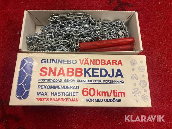 Snabbkedja Gunnebo Vändbara ett par till personbil