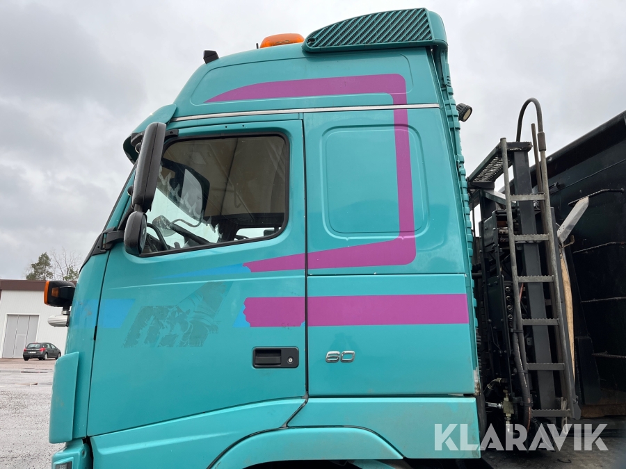 Lastväxlare Volvo FH16 660 8*4 plogutrustad, med lastväxlarflak