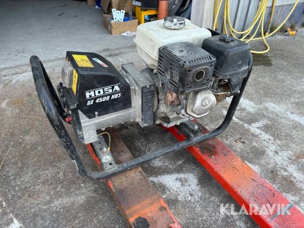 Elverk Mosa SE 4500 HBS med Honda motor