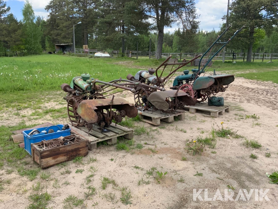 Jordfräs Simar 3 stycken