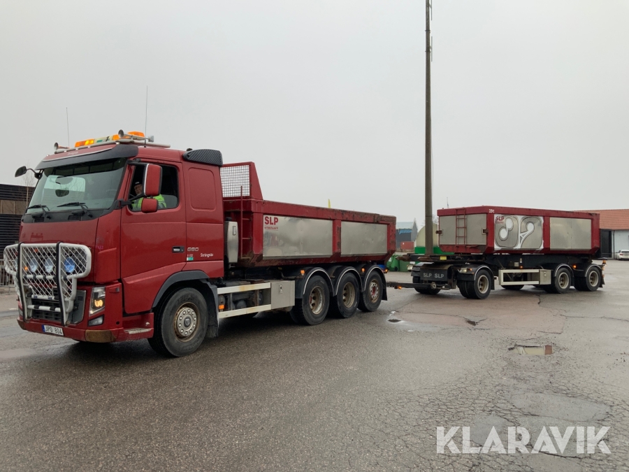 Lastbil kassettekipage Volvo FH16-660 8X4 SLP P3120