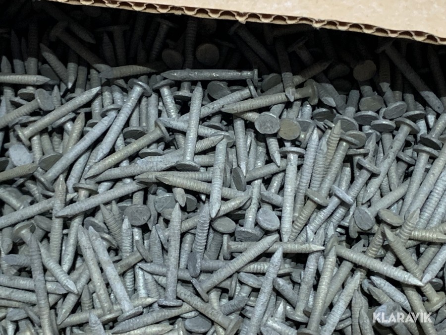 Plåtspik 35x3,5 10st stora kartonger (nya)