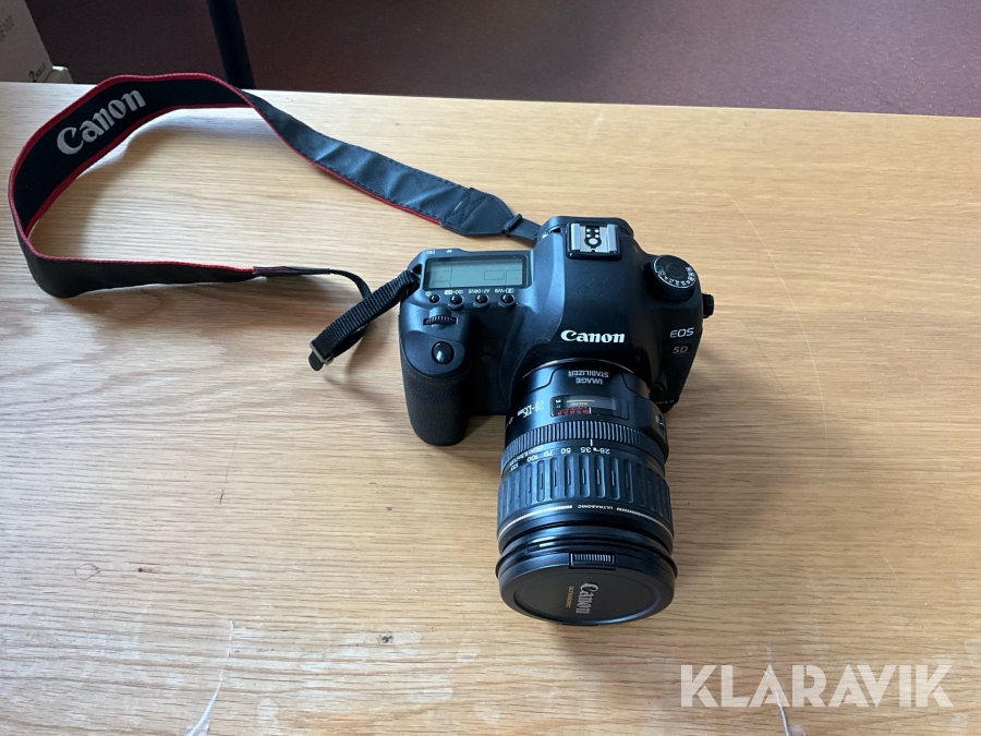 Kamerahus med objektiv Canon EOS 5D Mark ll objektiv Canon EF 28 135mm