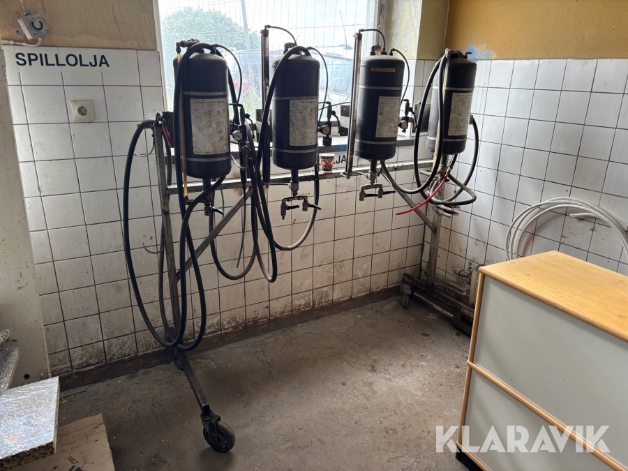 Luftdriven oljesug/ vätskesug