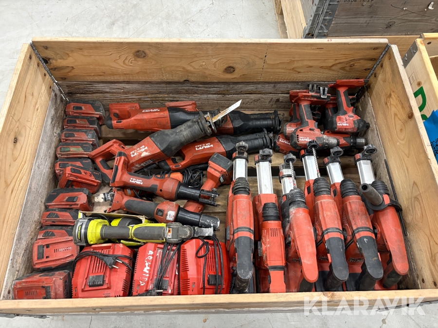 Skruvdragare, slagborr, mutterknack Hilti